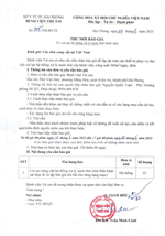 Thư mời báo giá số 705