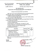 Thư mời báo giá số 798