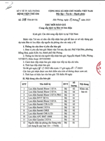 Thư mời báo giá số 809