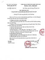 Thư mời báo giá số 843