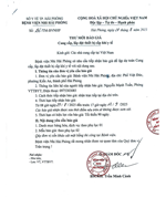 Thư mời báo giá số 156