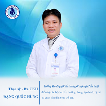 Thạc sĩ BSCK II Đặng Quốc Hùng
