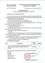 Thư mời báo giá số 136